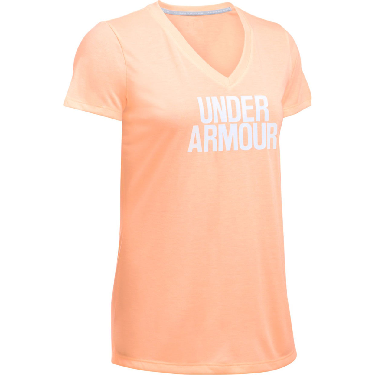 Женская футболка Under Armour Threadborne ™ Train Wordmark V-Neck Twist SS 1290608-164
