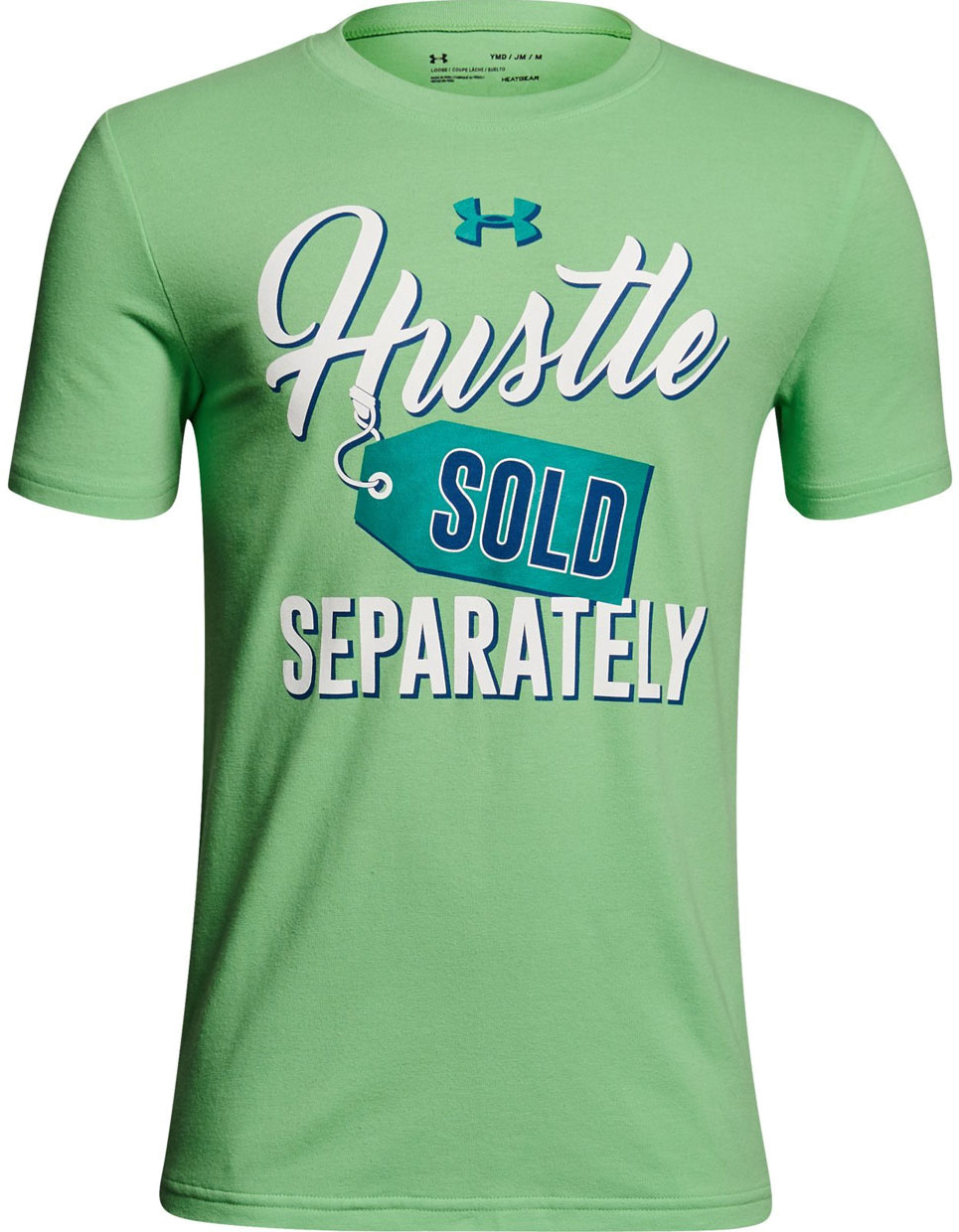 Детская футболка Under Armour Hustle Sold Separately Charged Cotton ® SS 1305229-322