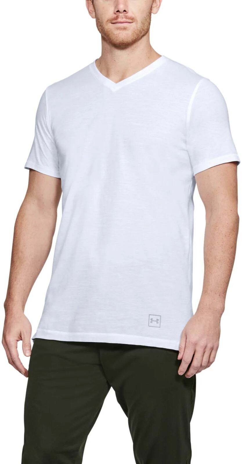 Мужская футболка Under Armour Sportstyle Core V-Neck SS 1306492-100