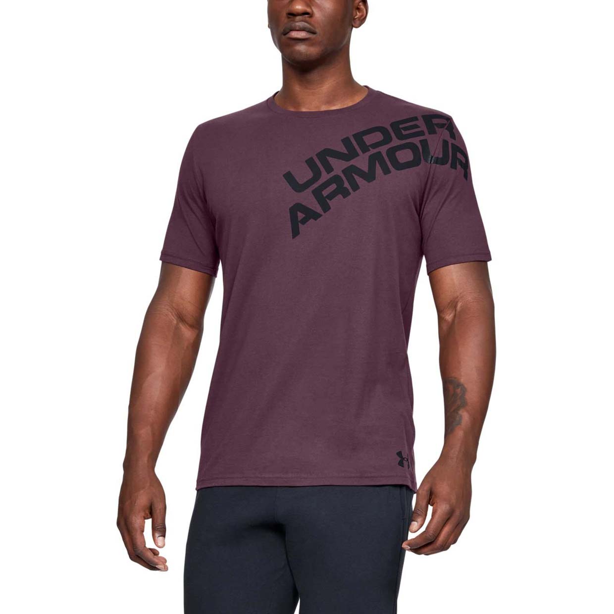 Мужская футболка Under Armour Wordmark Shoulder 1344227-520