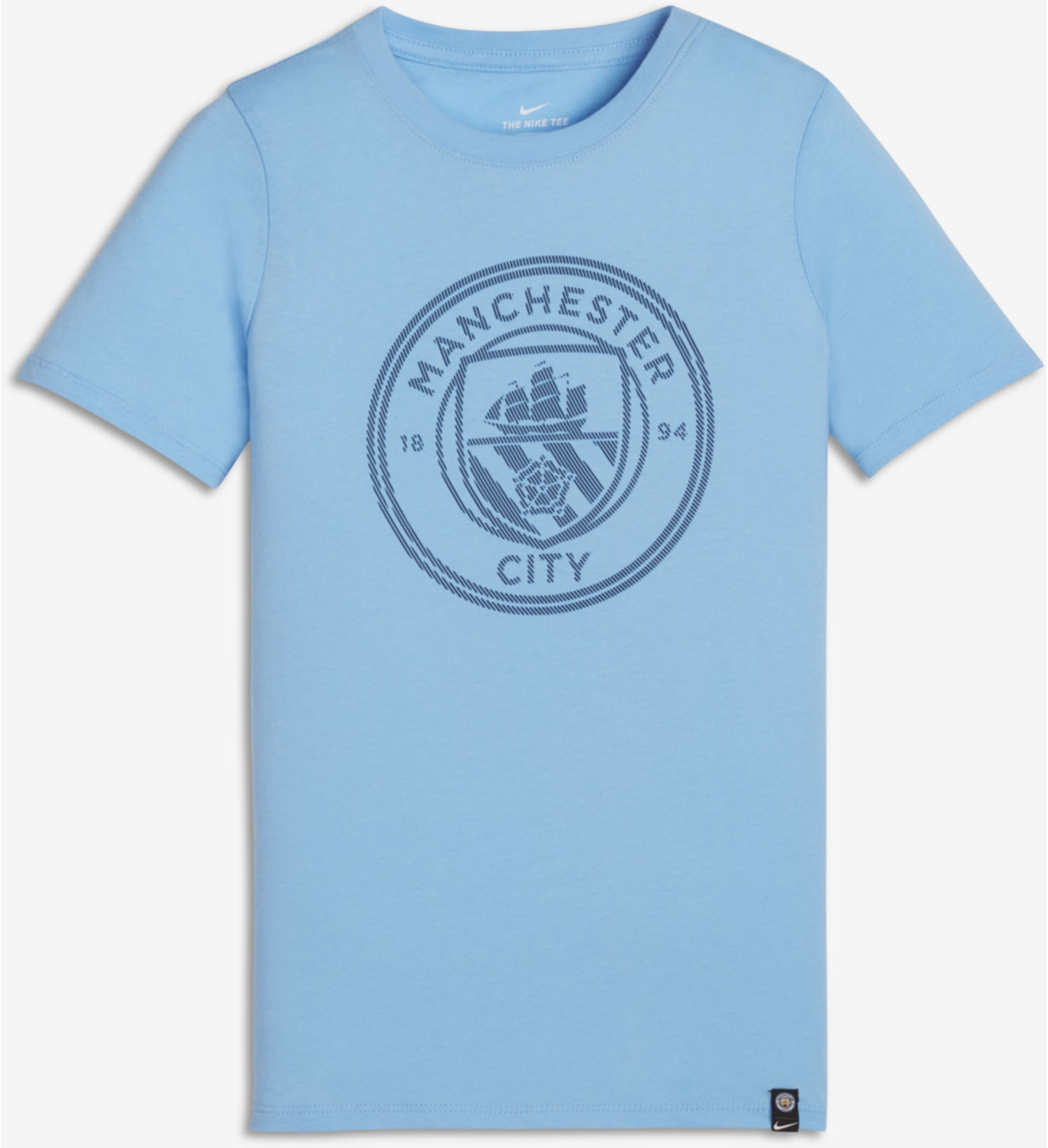 Детская футболка Nike FC Manchester City Crest Fa17 859193-410