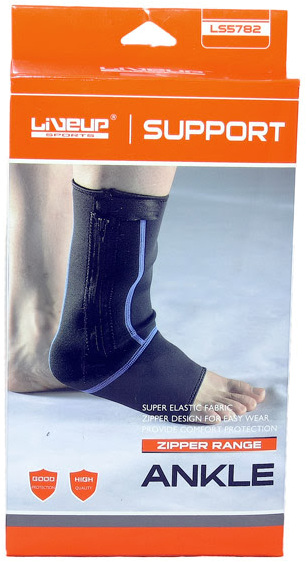 Суппорт голеностопа LiveUp Ankle Support LS5782-LXL