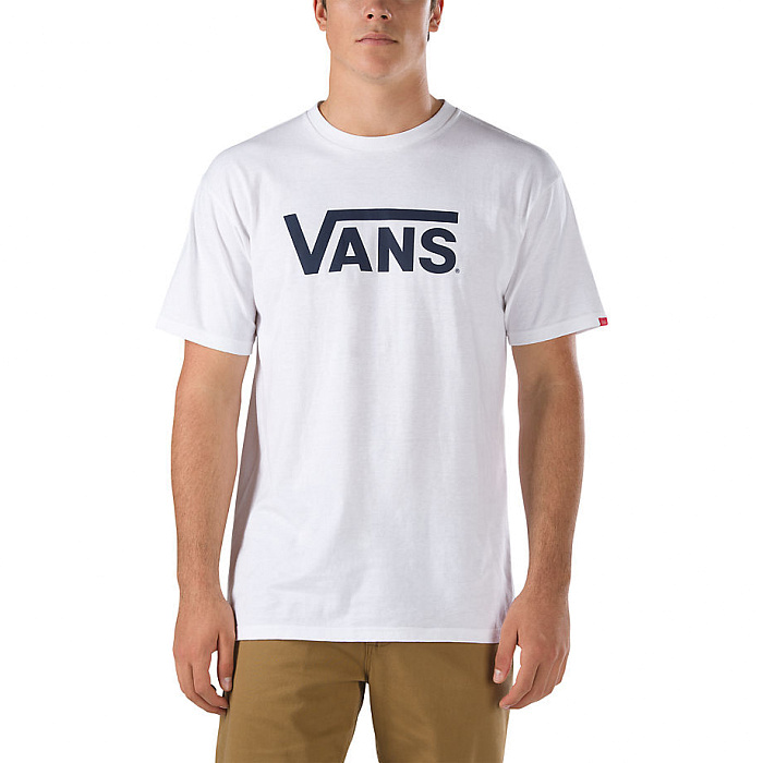 Мужская футболка Vans MN VANS CLASSIC White/Black VGGGYB2